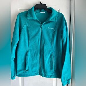 Columbia Turquoise Fleece Jacket